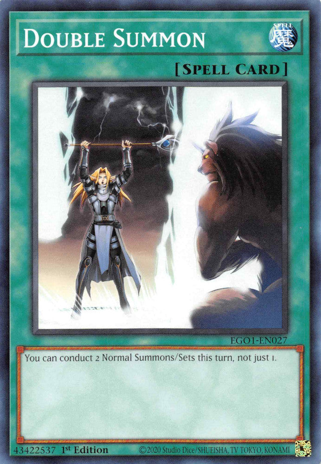 Double Summon [EGO1-EN027] Common Yu-Gi-Oh!