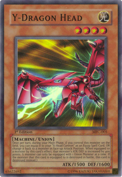 Y-Dragon Head [MFC-005] Super Rare Yu-Gi-Oh!