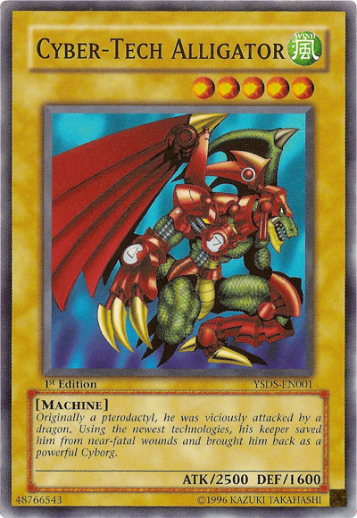 Cyber-Tech Alligator [YSDS-EN001] Common Yu-Gi-Oh!