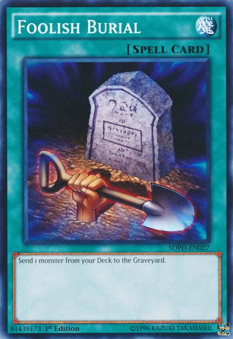 Foolish Burial [SDPD-EN027] Common Yu-Gi-Oh!