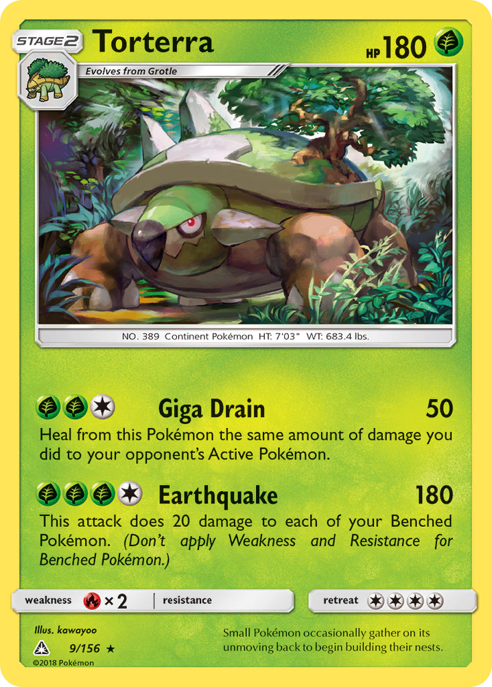 Torterra (9/156) [Sun & Moon: Ultra Prism] Pokémon