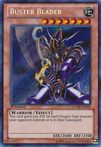Buster Blader [LCYW-EN020] Secret Rare Yu-Gi-Oh!