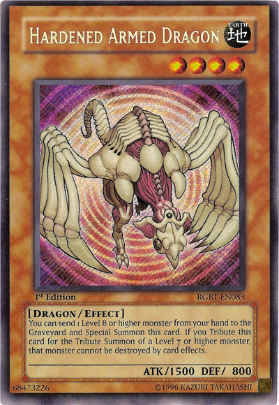 Hardened Armed Dragon [RGBT-EN083] Secret Rare Yu-Gi-Oh!