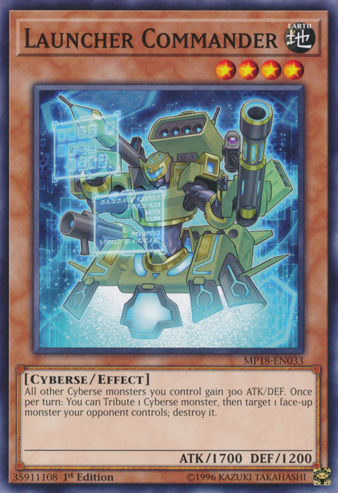Launcher Commander [MP18-EN033] Common Yu-Gi-Oh!