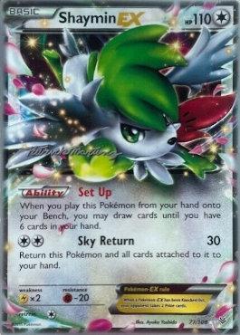 Shaymin EX (77/108) (Punches 'n' Bites - Patrick Martinez) [World Championships 2015] Pokémon