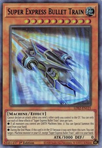Super Express Bullet Train (Blue) [LDS2-EN121] Ultra Rare Yu-Gi-Oh!