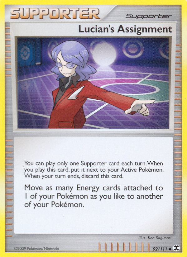 Lucian's Assignment (92/111) [Platinum: Rising Rivals] Pokémon