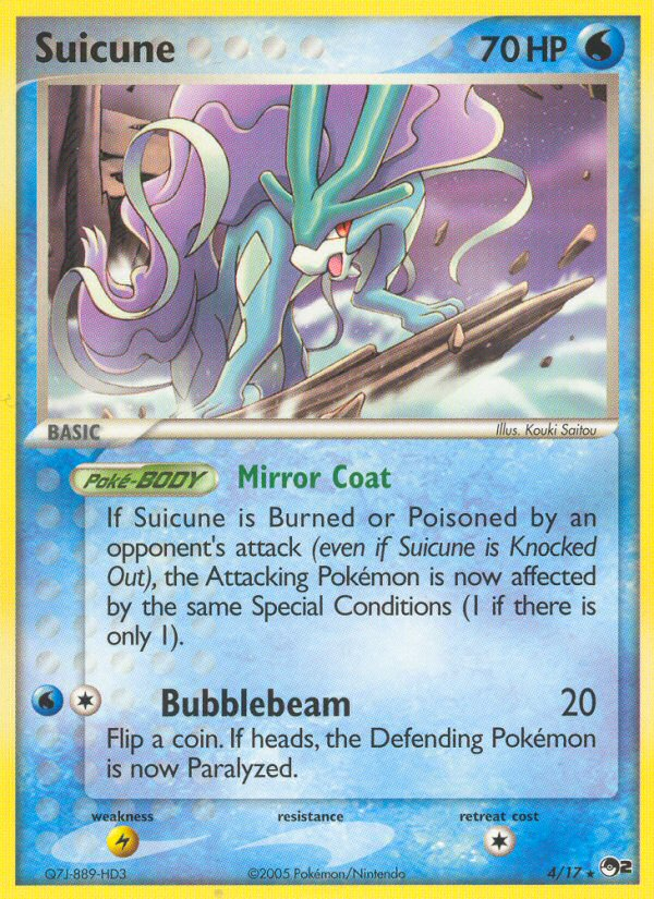 Suicune (4/17) [POP Series 2] Pokémon