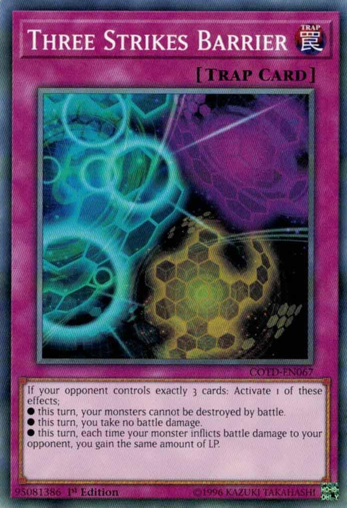 Three Strikes Barrier [COTD-EN067] Common Yu-Gi-Oh!