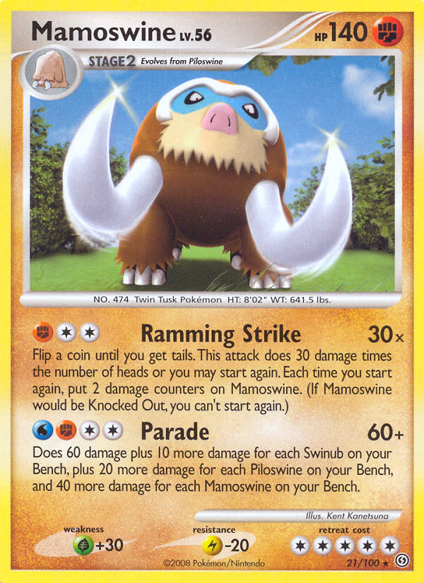 Mamoswine (21/100) [Diamond & Pearl: Stormfront] Pokémon