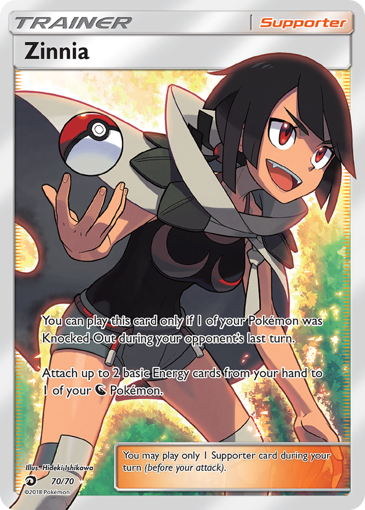 Zinnia (70/70) [Sun & Moon: Dragon Majesty] Pokémon