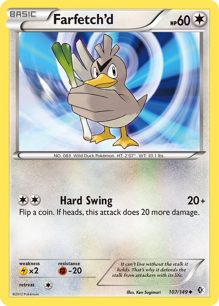 Farfetch'd (107/149) [Black & White: Boundaries Crossed] Pokémon