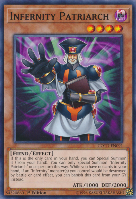 Infernity Patriarch [COTD-EN091] Common Yu-Gi-Oh!