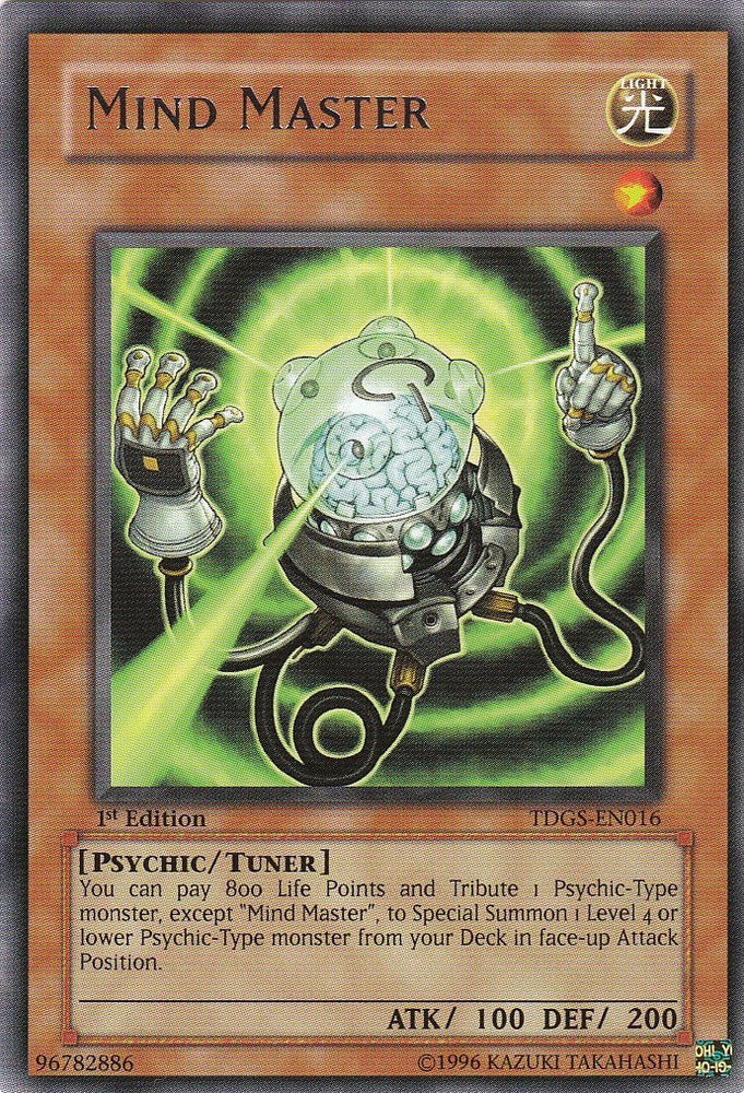 Mind Master [TDGS-EN016] Rare Yu-Gi-Oh!