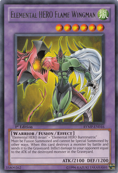 Elemental HERO Flame Wingman [RYMP-EN016] Rare Yu-Gi-Oh!