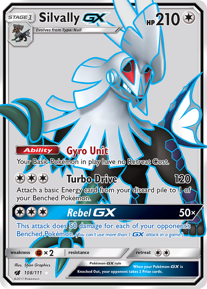 Silvally GX (108/111) [Sun & Moon: Crimson Invasion] Pokémon