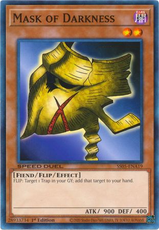 Mask of Darkness [SS05-ENA19] Common Yu-Gi-Oh!
