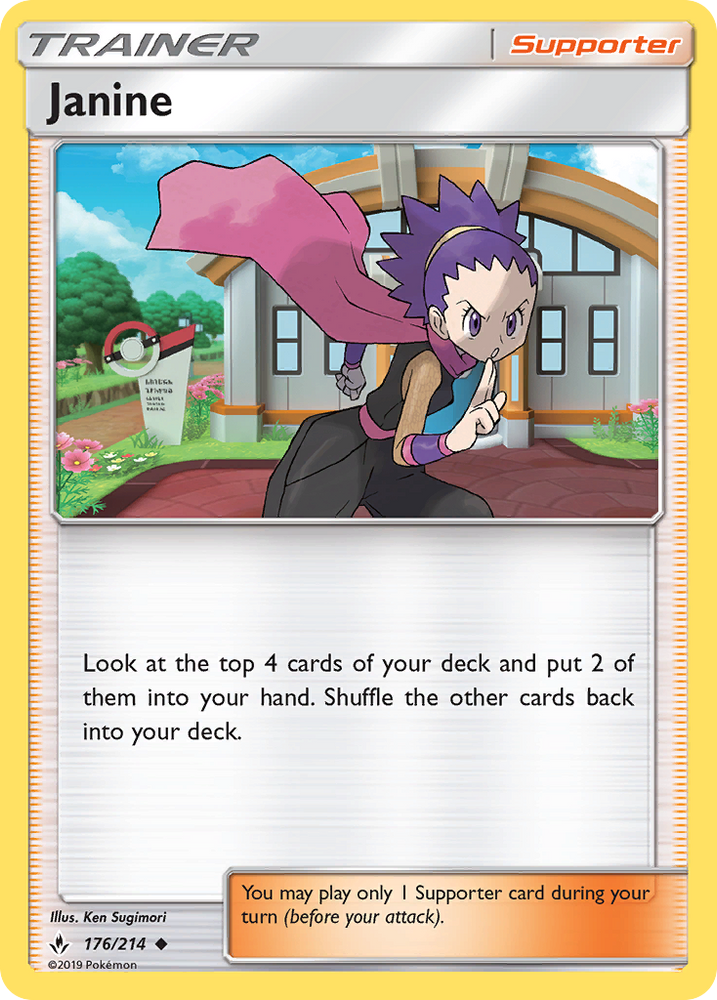 Janine (176/214) [Sun & Moon: Unbroken Bonds] Pokémon