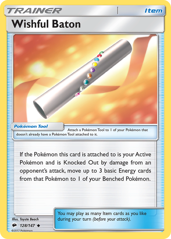 Wishful Baton (128/147) [Sun & Moon: Burning Shadows] Pokémon