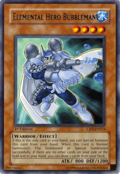 Elemental Hero Bubbleman [CRV-EN014] Rare Yu-Gi-Oh!