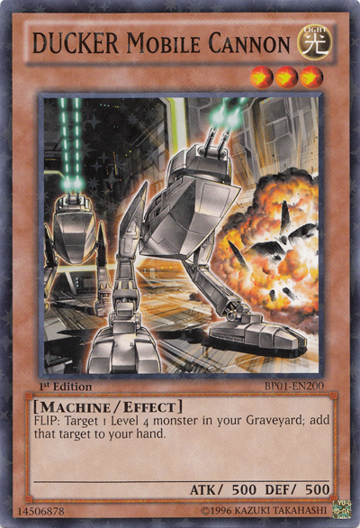 DUCKER Mobile Cannon [BP01-EN200] Starfoil Rare Yu-Gi-Oh!