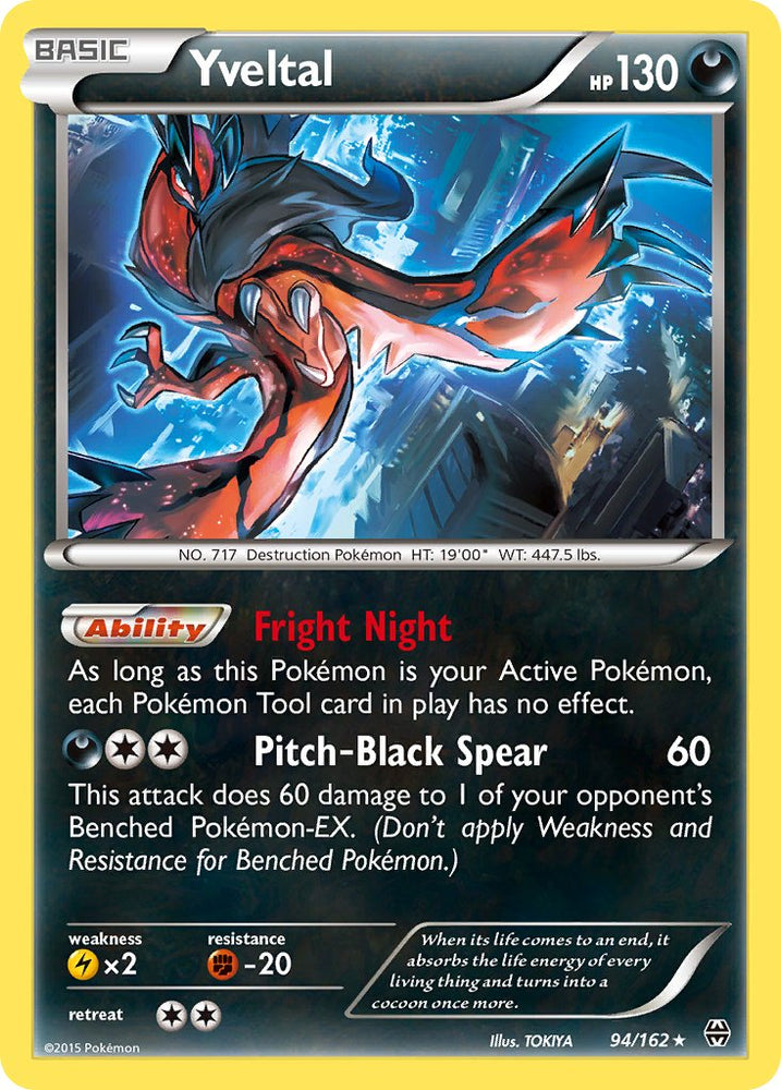 Yveltal (94/162) (Cosmos Holo) (Blister Exclusive) [XY: BREAKthrough] Pokémon