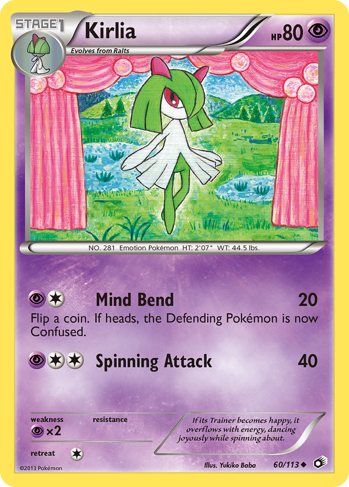 Kirlia (60/113) [Black & White: Legendary Treasures] Pokémon