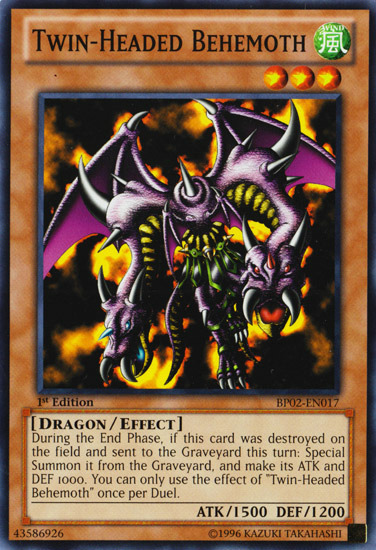 Twin-Headed Behemoth [BP02-EN017] Mosaic Rare Yu-Gi-Oh!