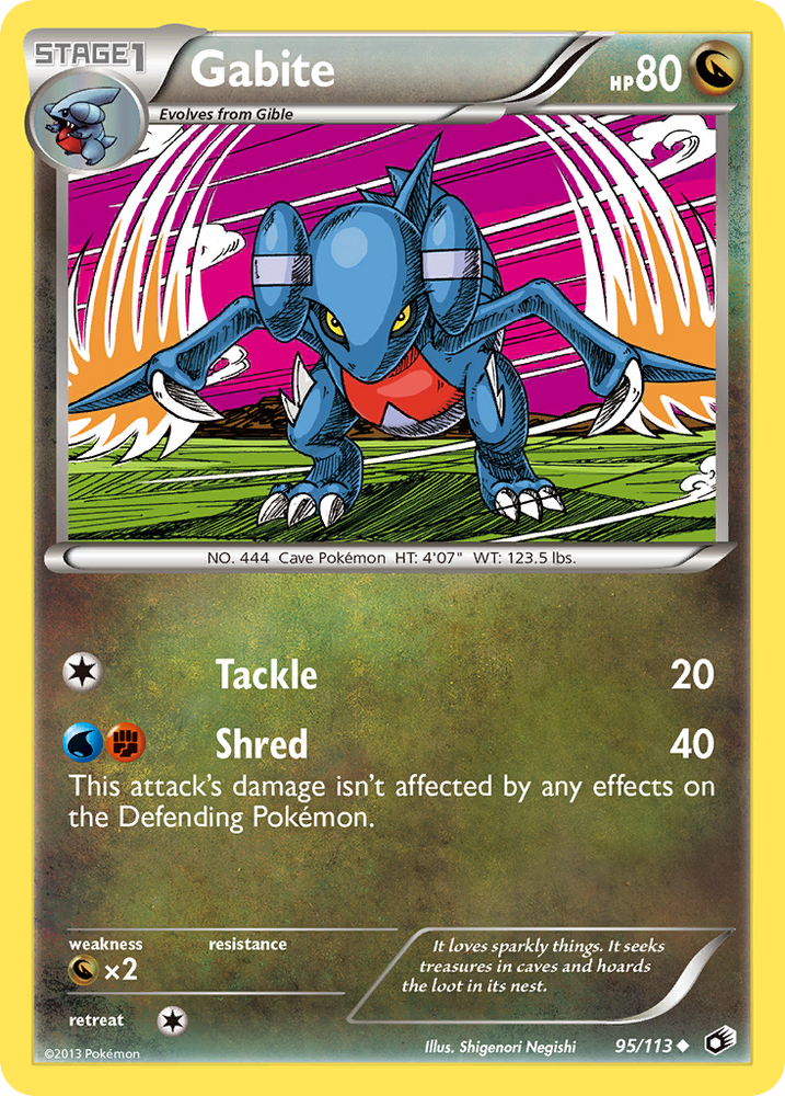 Gabite (95/113) [Black & White: Legendary Treasures] Pokémon