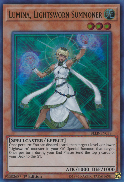 Lumina, Lightsworn Summoner [BLLR-EN038] Ultra Rare Yu-Gi-Oh!