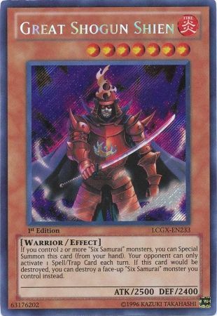 Great Shogun Shien [LCGX-EN233] Secret Rare Yu-Gi-Oh!