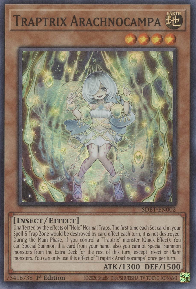 Traptrix Arachnocampa [SDBT-EN002] Super Rare Yu-Gi-Oh!