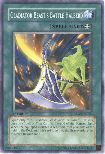 Gladiator Beast's Battle Halberd [GLAS-EN055] Common Yu-Gi-Oh!