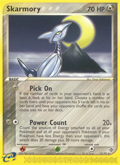 Skarmory (21/97) [EX: Dragon] Pokémon