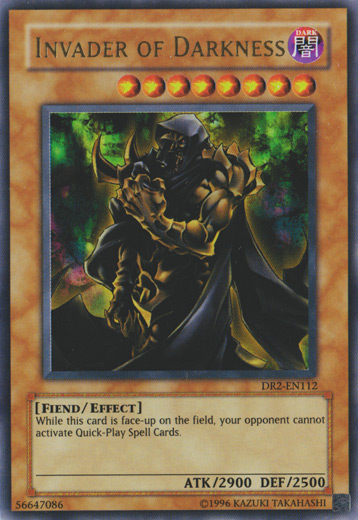 Invader of Darkness [DR2-EN112] Ultra Rare Yu-Gi-Oh!