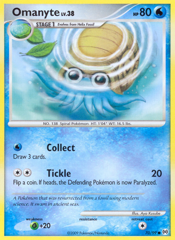 Omanyte (70/99) [Platinum: Arceus] Pokémon