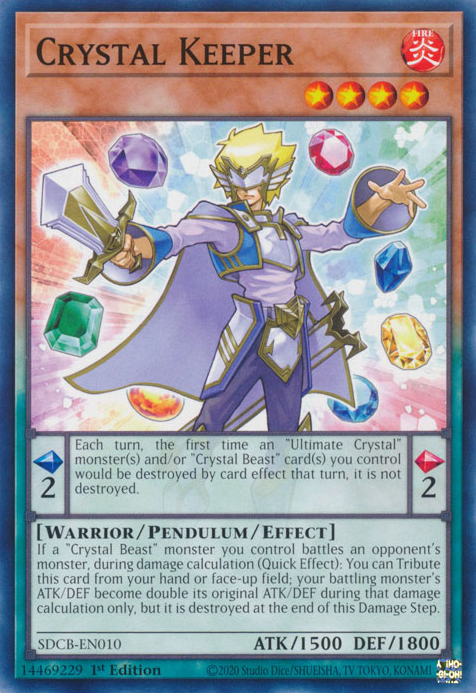 Crystal Keeper [SDCB-EN010] Common Yu-Gi-Oh!