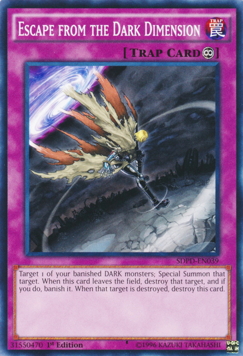 Escape from the Dark Dimension [SDPD-EN039] Common Yu-Gi-Oh!