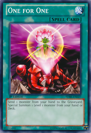 One for One [SDBE-EN027] Common Yu-Gi-Oh!