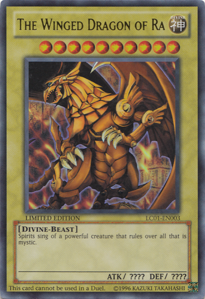 The Winged Dragon of Ra [LC01-EN003] Ultra Rare Yu-Gi-Oh!
