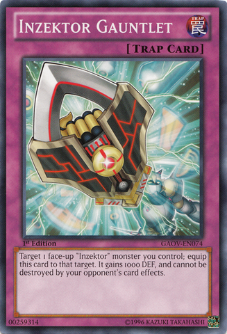 Inzektor Gauntlet [GAOV-EN074] Common - Yugioh Cards For Your TCG Needs!