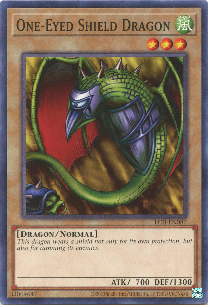 One-Eyed Shield Dragon (25th Anniversary) [LOB-EN087] Common Yu-Gi-Oh!