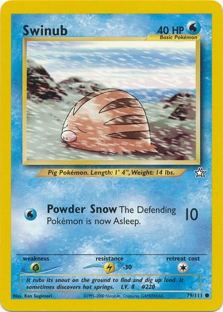 Swinub (79/111) [Neo Genesis Unlimited] Pokémon