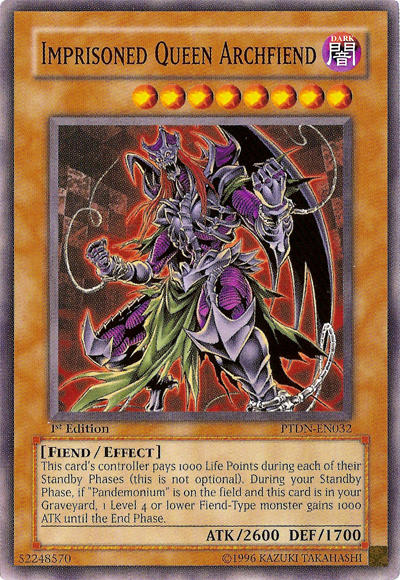 Imprisoned Queen Archfiend [PTDN-EN032] Common Yu-Gi-Oh!