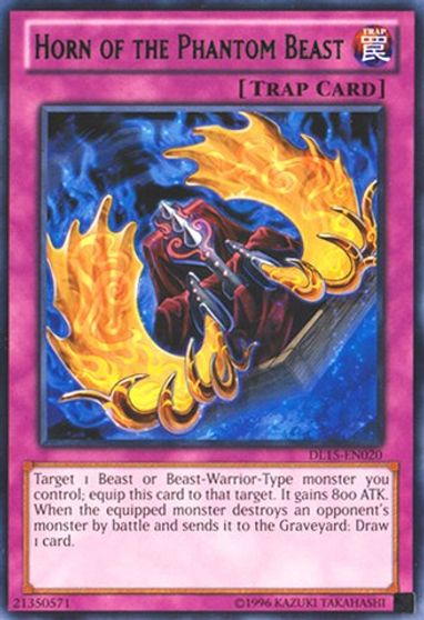 Horn of the Phantom Beast (Purple) [DL15-EN020] Rare Yu-Gi-Oh!