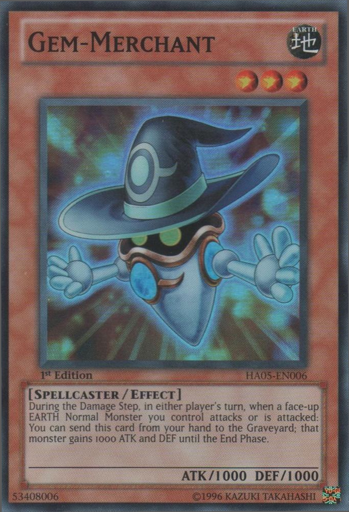 Gem-Merchant [HA05-EN006] Super Rare Yu-Gi-Oh!