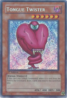 Tongue Twister [GLAS-EN085] Secret Rare Yu-Gi-Oh!