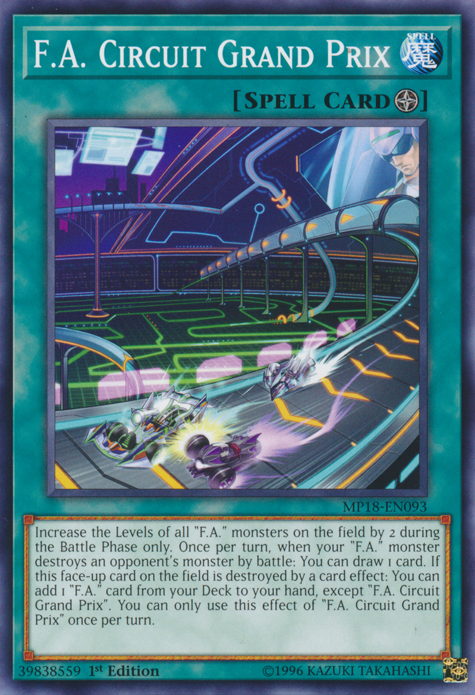F.A. Circuit Grand Prix [MP18-EN093] Common Yu-Gi-Oh!