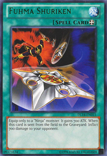 Fuhma Shuriken (Green) [DL14-EN011] Rare Yu-Gi-Oh!