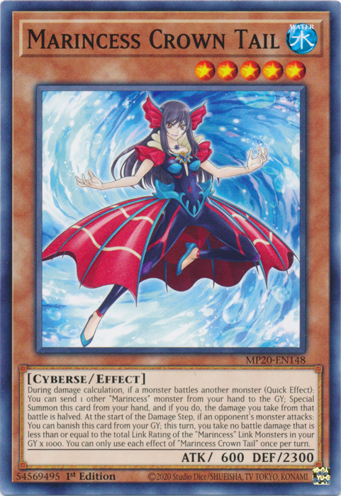 Marincess Crown Tail [MP20-EN148] Common Yu-Gi-Oh!